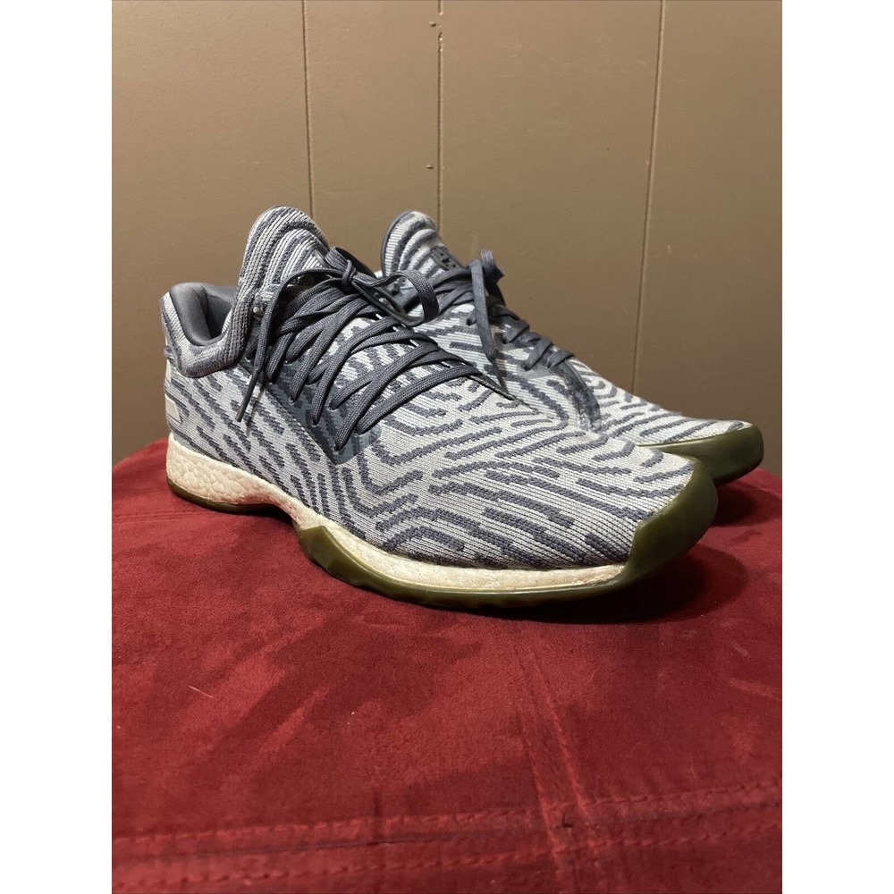 Size 12 - Adidas Harden Vol. 1 LS Primeknit BHM 'Raw Steel' AC8408